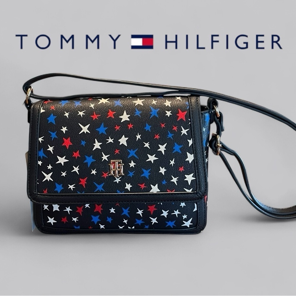 Tommy Hilfiger Star Crossbody Bag - Red, White and Blue, NEW